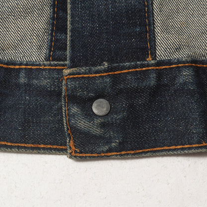 [濃紺 希少品番] 60s 70505-0217 Big E 4th デニムジャケット / USA製 ボタン裏刻印525