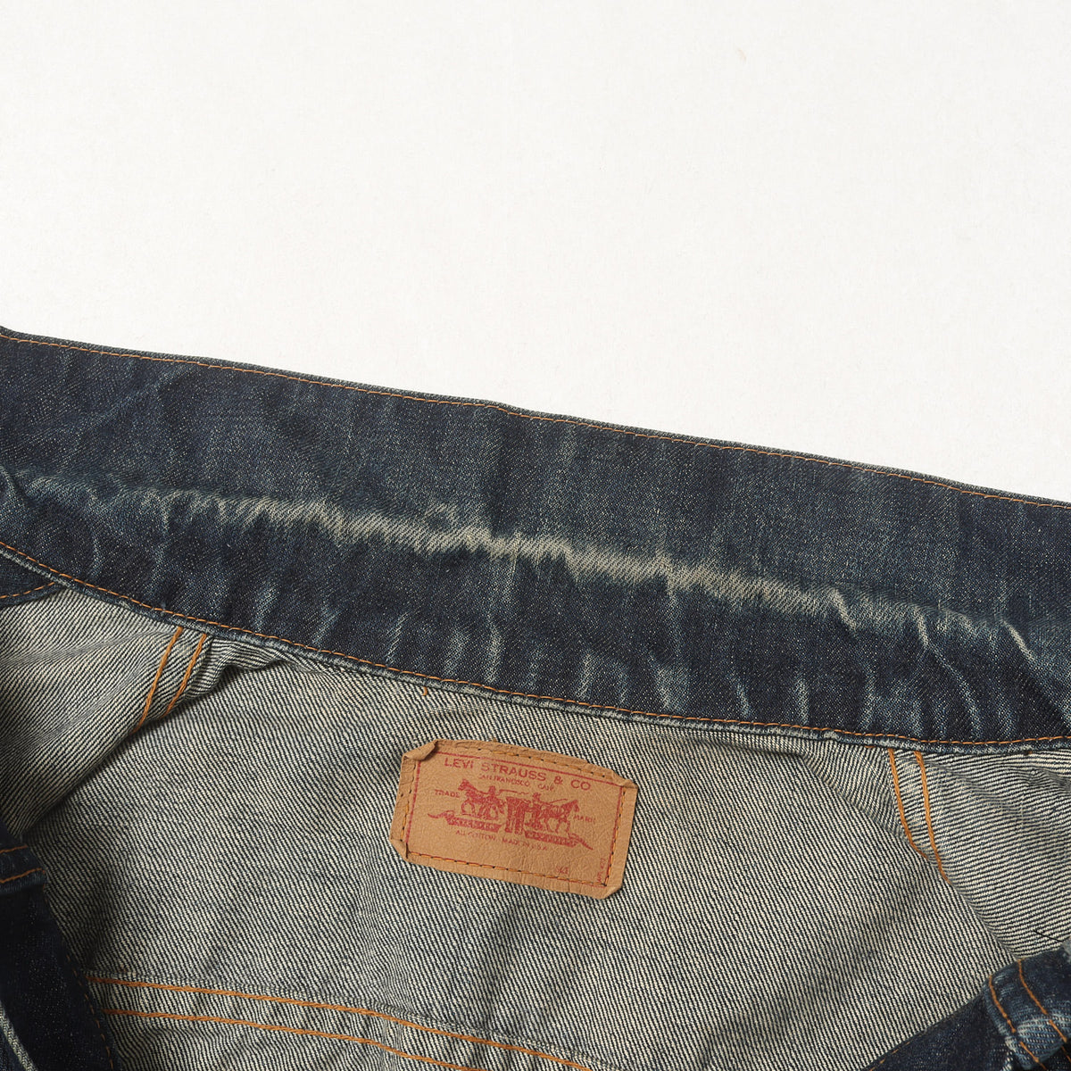 [濃紺 希少品番] 60s 70505-0217 Big E 4th デニムジャケット / USA製 ボタン裏刻印525