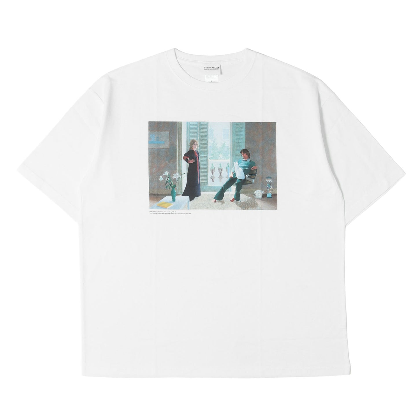 [デイヴィッド・ホックニー展] クラーク夫妻とパーシー Tシャツ (Mr and Mrs Clark and Percy T-SHIRT)