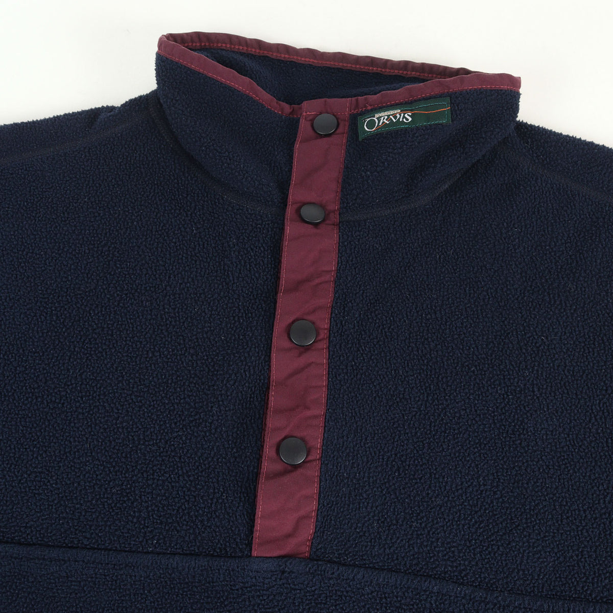 [人気モデル] 90s スナップT プルオーバー フリース / USA製 ORVIS オービス