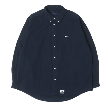 24SS ワンポイント刺繍 コットンツイル ボタンダウン シャツ(KENNEDY'S TWILL LS SHIRT)