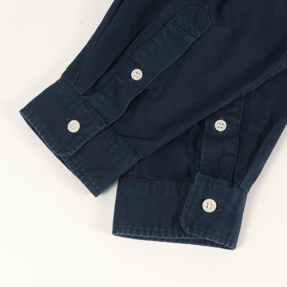 24SS ワンポイント刺繍 コットンツイル ボタンダウン シャツ(KENNEDY'S TWILL LS SHIRT)