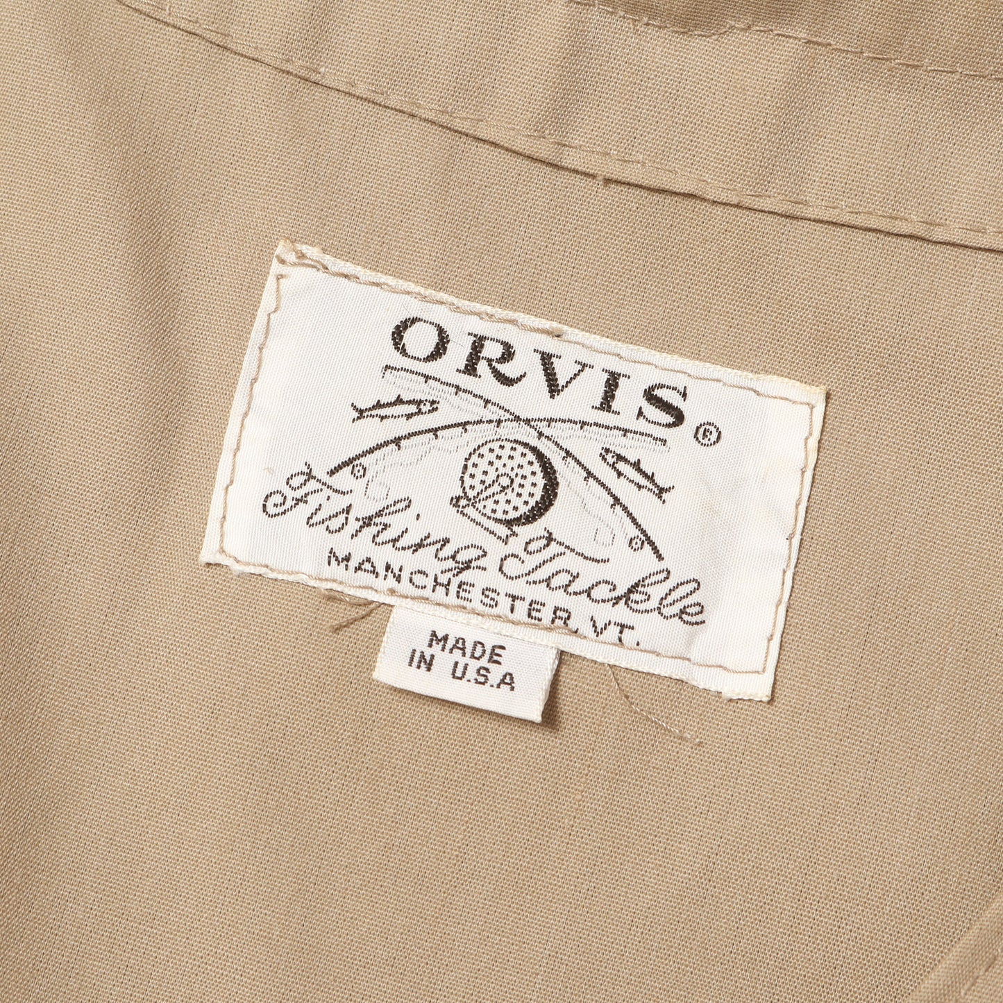 [ORVIS製の釣具付き] 70s フィッシング ベスト / USA製 ORVIS オービス