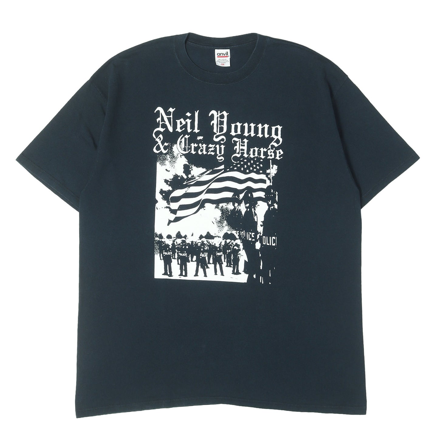 00s Neil Young & Crazy Horse FREEDOM ニール・ヤング Tシャツ / エルサルバドル製 anvil