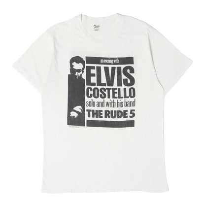 80s Elvis Costello エルヴィス・コステロ 1989 Tour Tシャツ メキシコ製