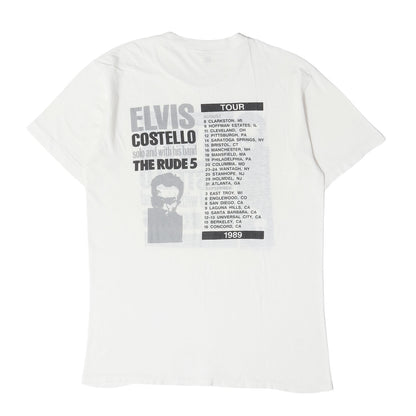 80s Elvis Costello エルヴィス・コステロ 1989 Tour Tシャツ メキシコ製