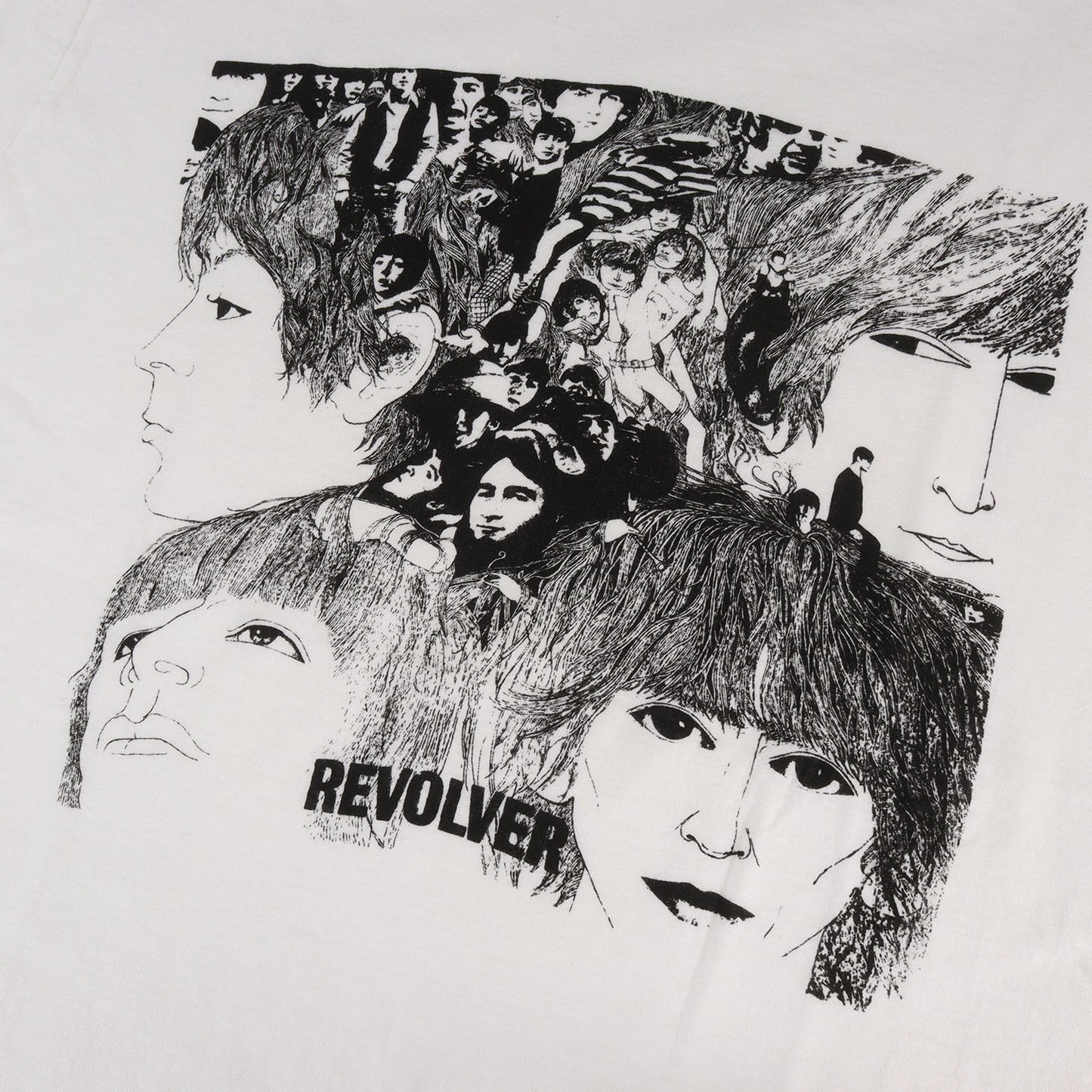 80s THE BEATLES REVOLVER ビートルズ リボルバー アルバムアート Tシャツ USA製
