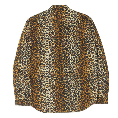 レオパード柄 コットンブロード シャツ(HEAD LIGHT LEO / C-SHIRT.LS)