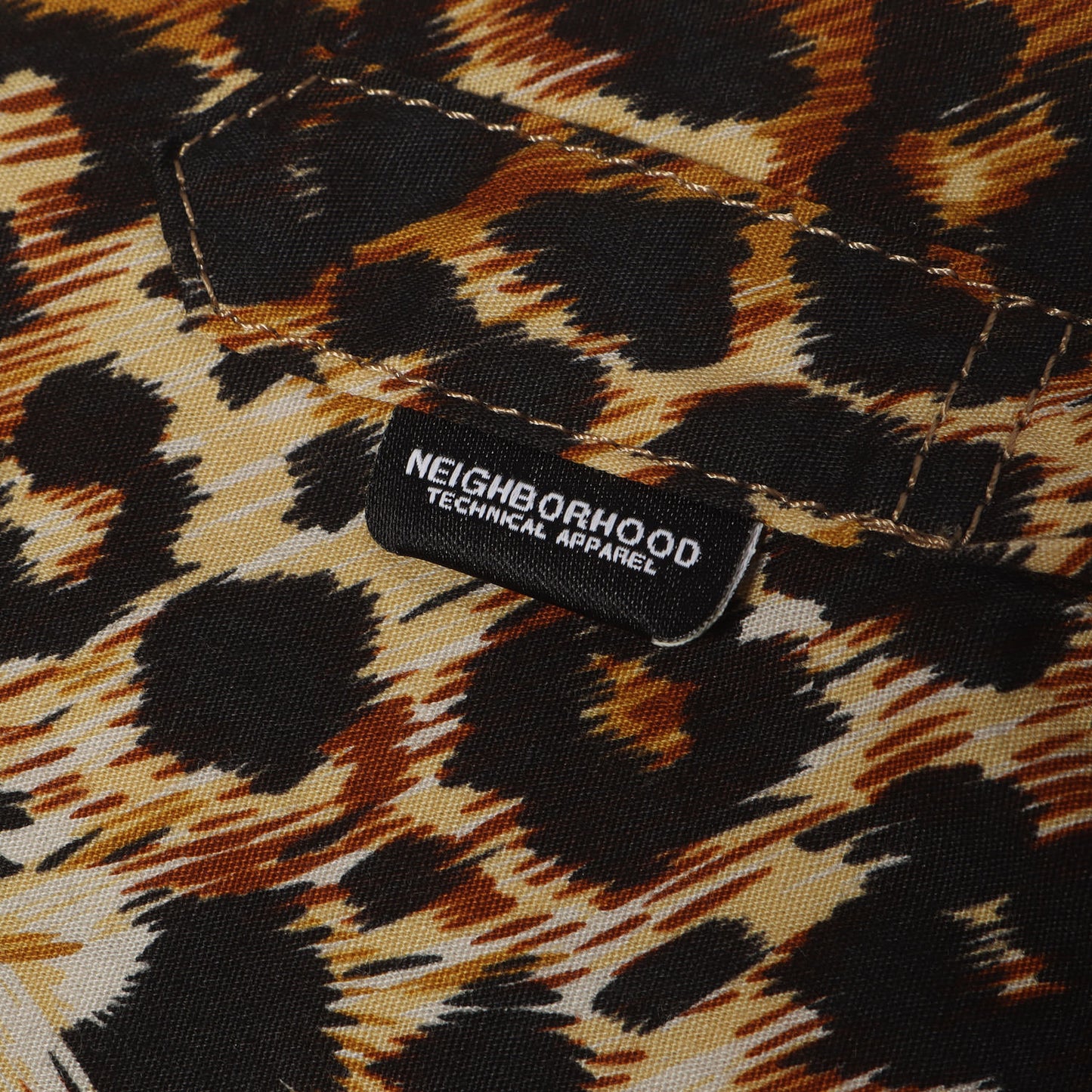 レオパード柄 コットンブロード シャツ(HEAD LIGHT LEO / C-SHIRT.LS)