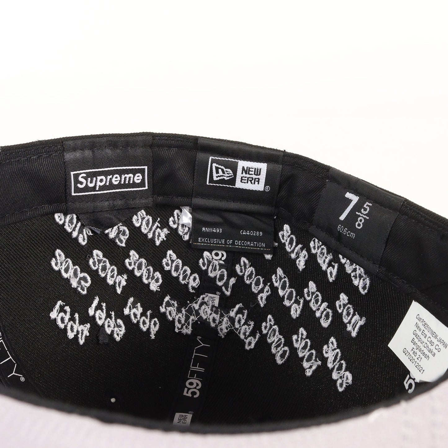 21SS ×NEW ERA BOXロゴ ベースボール キャップ(Champions Box Logo)