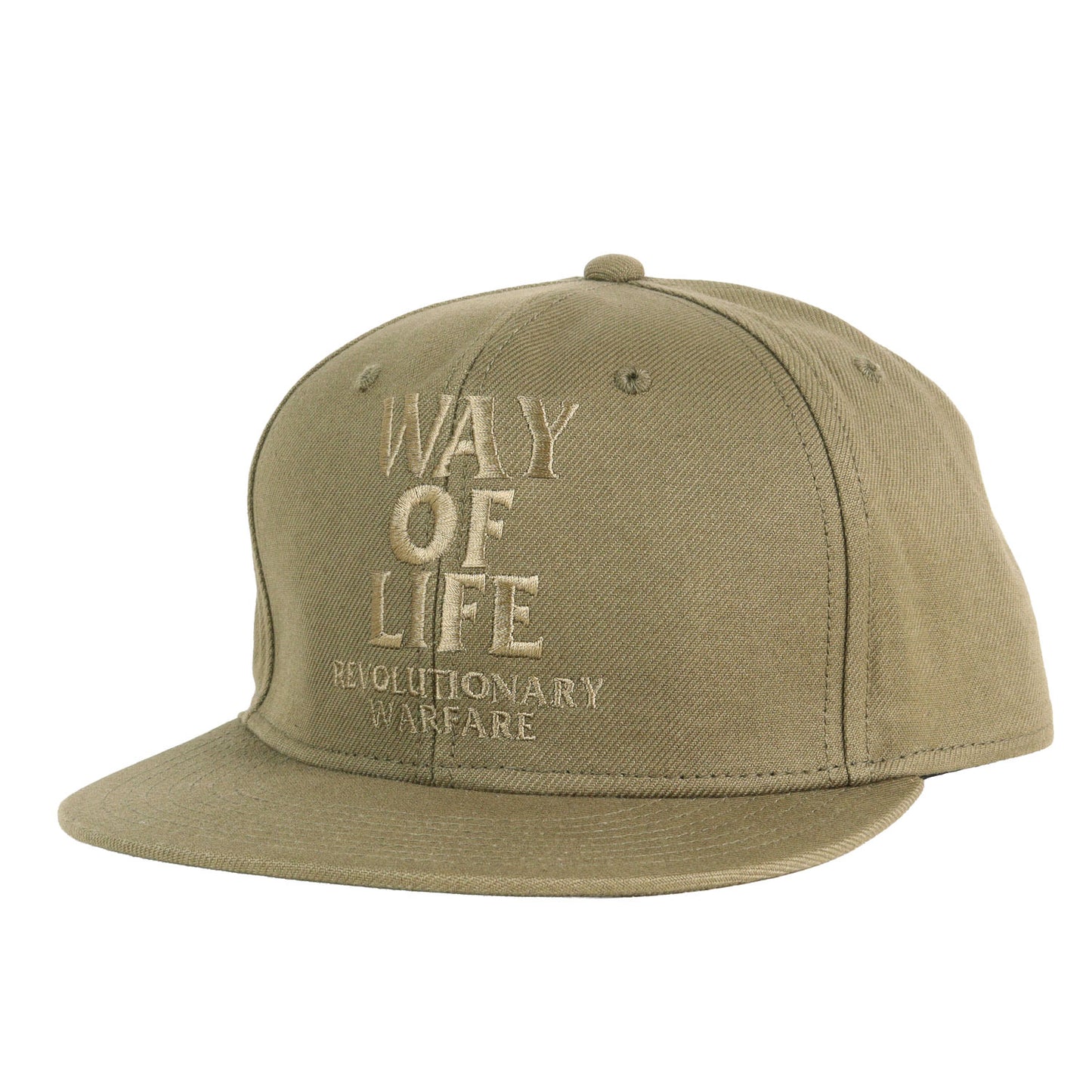22SS WAY OF LIFEロゴ 6パネルキャップ(EMBROIDERY CAP)
