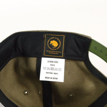22SS WAY OF LIFEロゴ 6パネルキャップ(EMBROIDERY CAP)