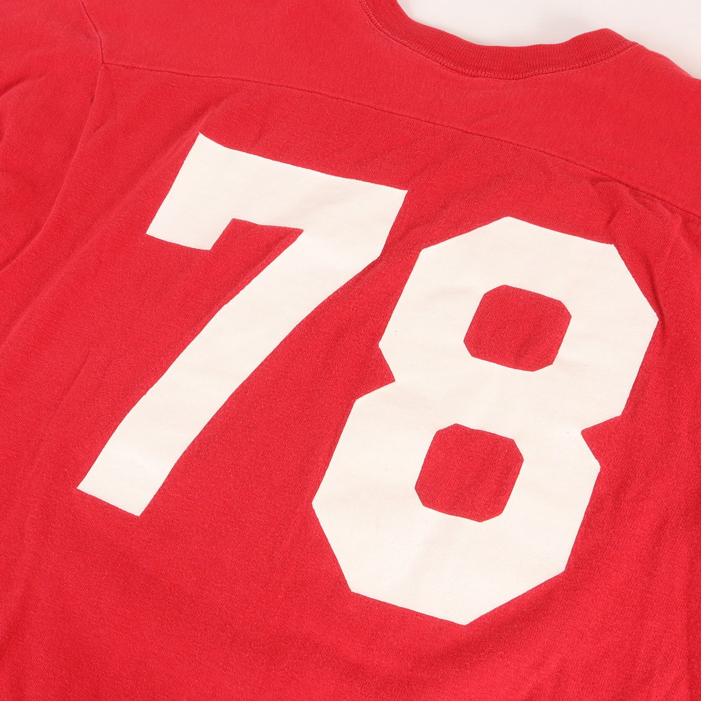 [USA製 バータグ] 70s カレッジロゴ ナンバリング 7分袖 フットボール Tシャツ