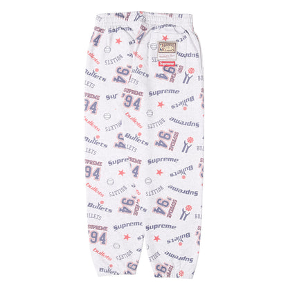 26SS ×Mitchell & Ness ×NBA 総柄プリント スウェットパンツ(Teams Sweatpant)