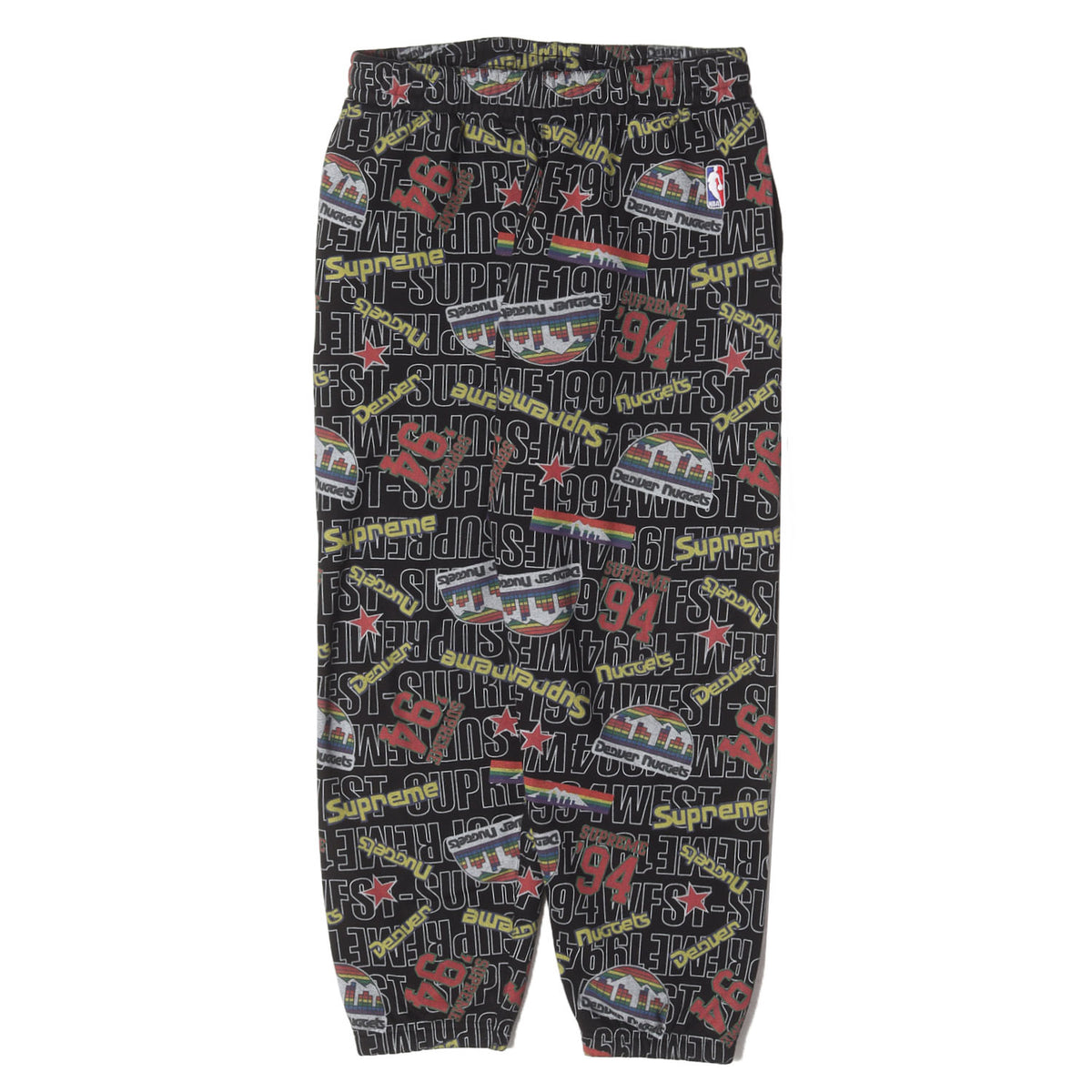 26SS ×Mitchell & Ness ×NBA 総柄プリント スウェットパンツ(Teams Sweatpant)