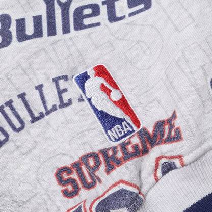 26SS ×Mitchell & Ness 総柄グラフィック ジップ スウェットパーカー(Teams Zip Up Hooded Sweatshirt)