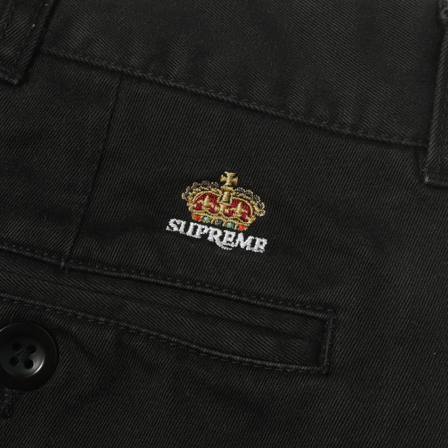 クラウン刺繍 ワーク チノパンツ(Crown Chino Pant)