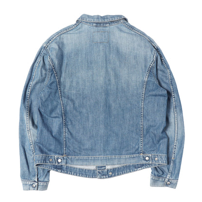 [ユーロモデル] 00s 70100-0853 立体裁断 デニムジャケット / モロッコ製 ENGINEERED JEANS