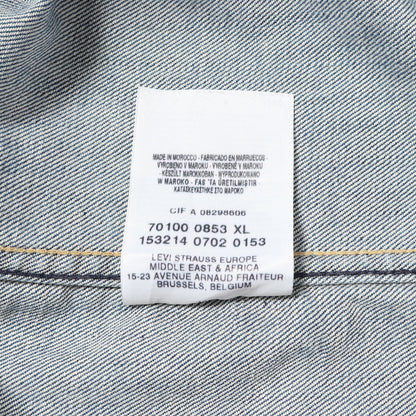 [ユーロモデル] 00s 70100-0853 立体裁断 デニムジャケット / モロッコ製 ENGINEERED JEANS