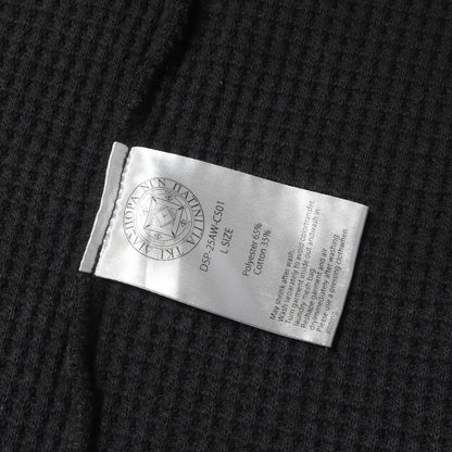25AW フェード加工 ワッフル ロングスリーブ ポロシャツ(Waffle L/S Polo)