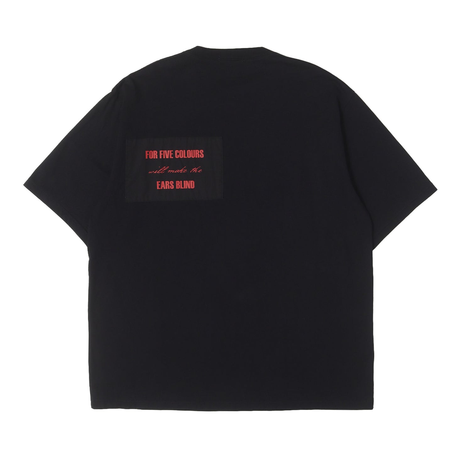 25SS ランダムパッチ オーバーサイズ Tシャツ