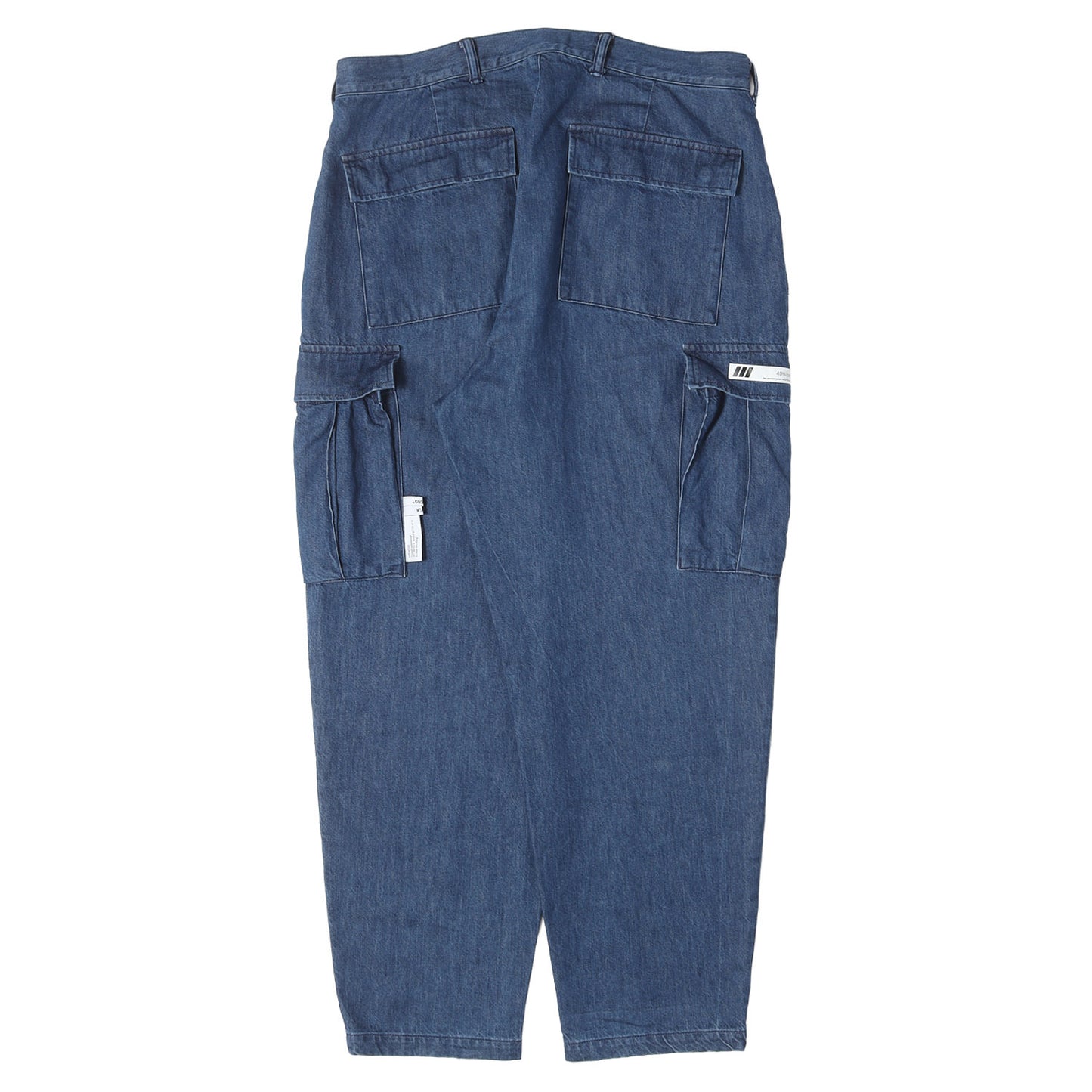 25SS ウォッシュ加工 デニム カーゴパンツ(MILT2301 / TROUSERS / COTTON. DENIM)