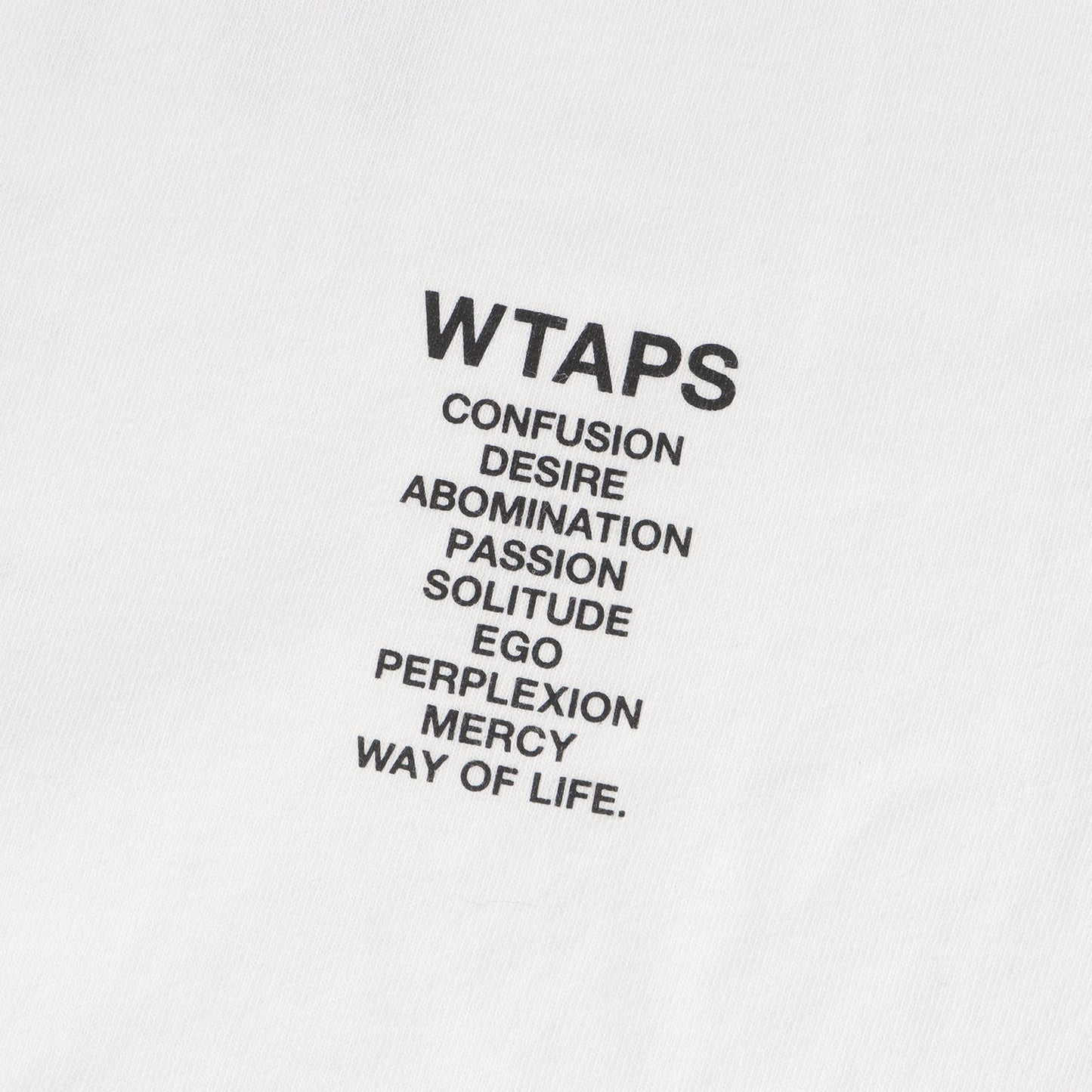24SS ブランドロゴ Tシャツ(INGREDIENTS / SPEC / SS / COTTON)