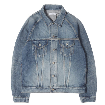 24AW ヴィンテージ加工 3rdタイプ デニムジャケット(Trucker Blouson Cotton 13.5oz Denim VW Light)
