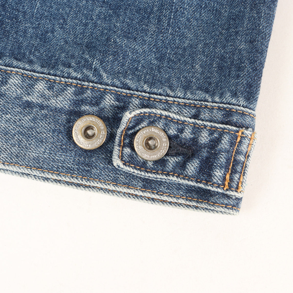 24AW ヴィンテージ加工 3rdタイプ デニムジャケット(Trucker Blouson Cotton 13.5oz Denim VW Light)