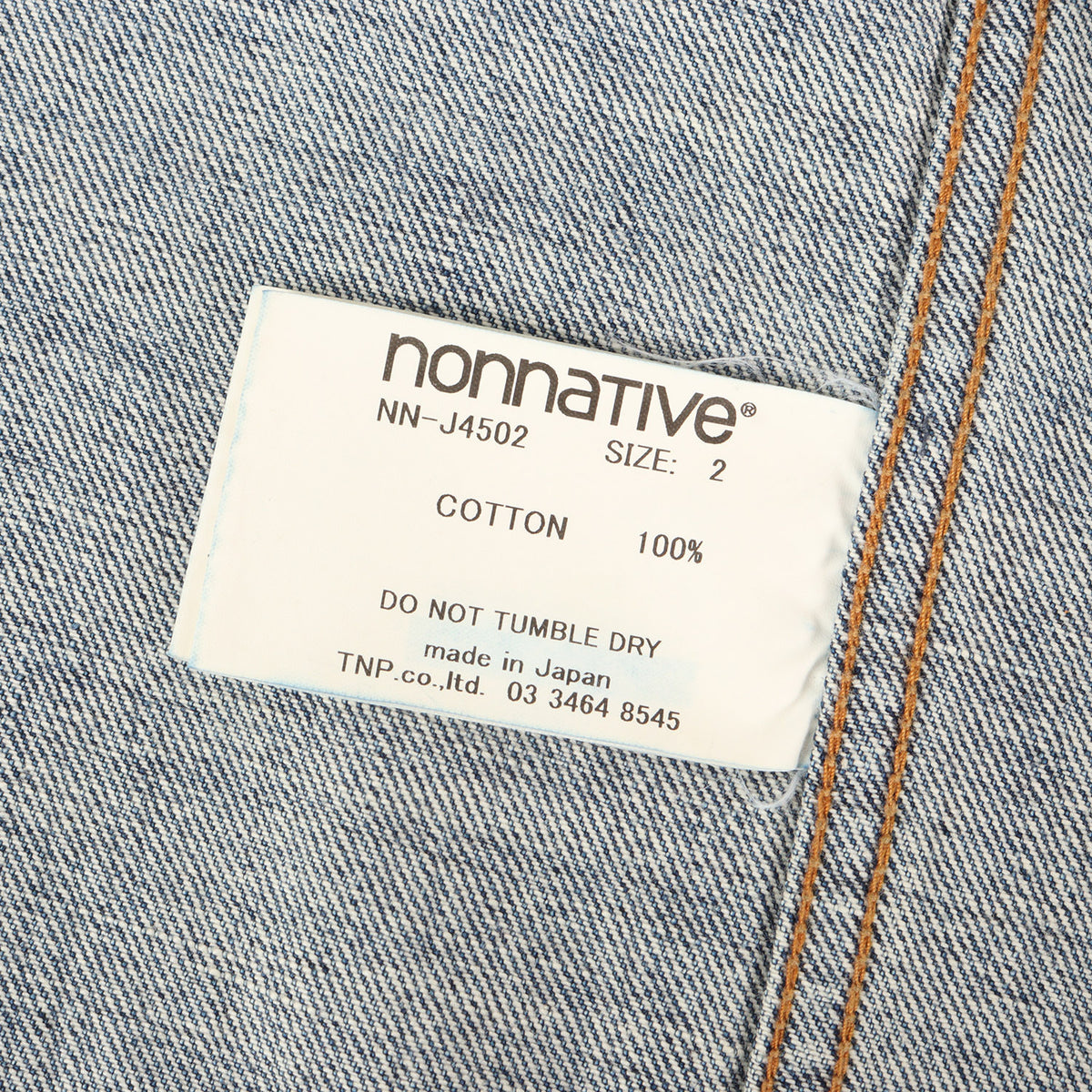 24AW ヴィンテージ加工 3rdタイプ デニムジャケット(Trucker Blouson Cotton 13.5oz Denim VW Light)