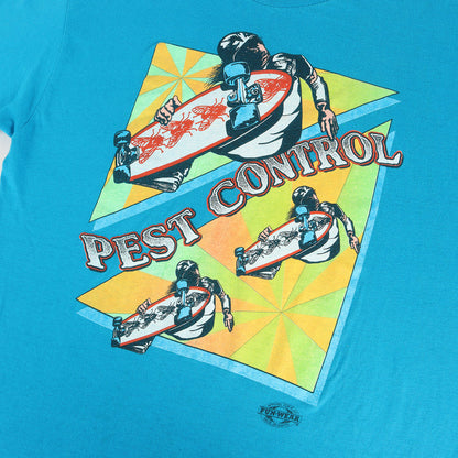 80s PEST CONTROL スケーター グラフィック Tシャツ / USA製 Fun wear