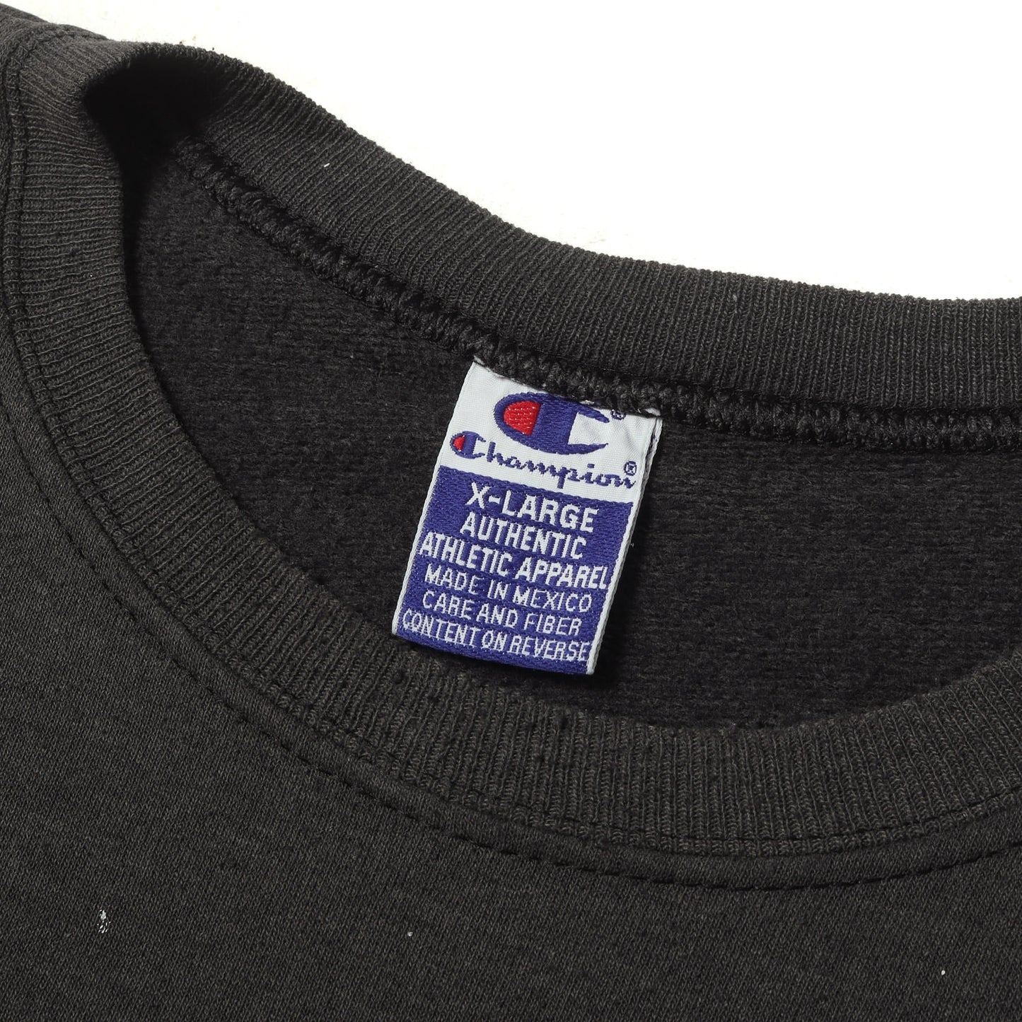 [雰囲気抜群 青タグ] 90s ワンポイントロゴ クルーネック スウェット メキシコ製