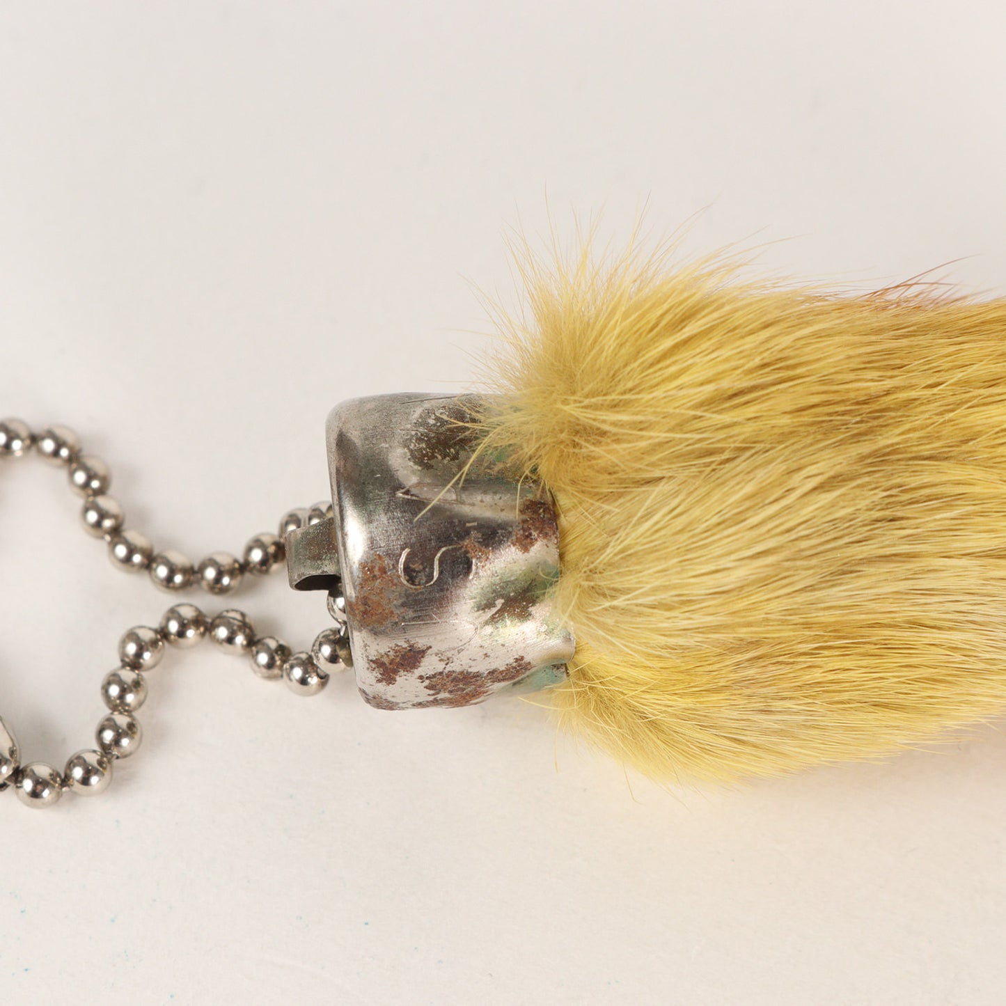 50s - 60s ラビットフット ラッキーチャーム キーホルダー LUCKEY CHARM U.S.A刻印