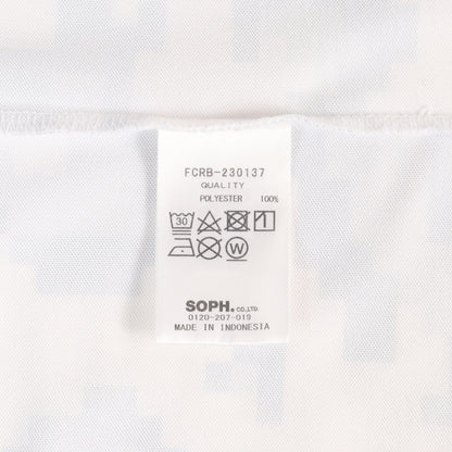 23SS デジタルレオパード柄 ストレッチ ポロシャツ(WHOLE PATTERN S/S POLO)