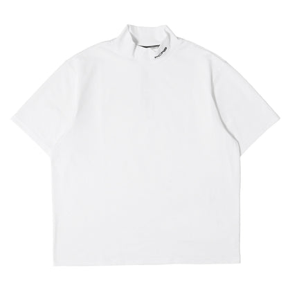 24AW バックロゴ モックネック ストレッチ Tシャツ (S/S TEAM MOCK NECK TOP)