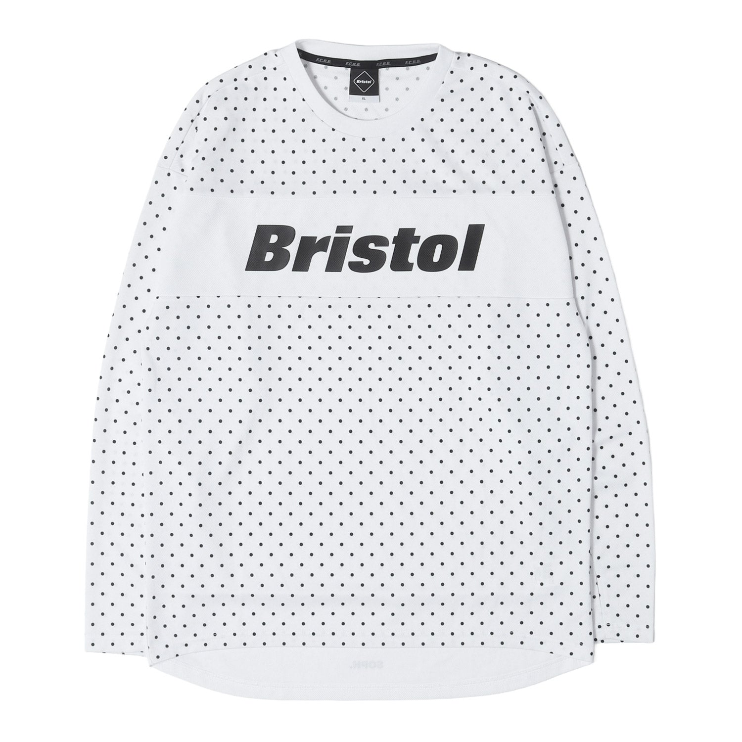 F.C.R.B. L/S TOUR TEE FCRB bristol ブリストル F.C.Real Bristol (エフシーレアルブリストル) 21SS ドット柄 ツアー