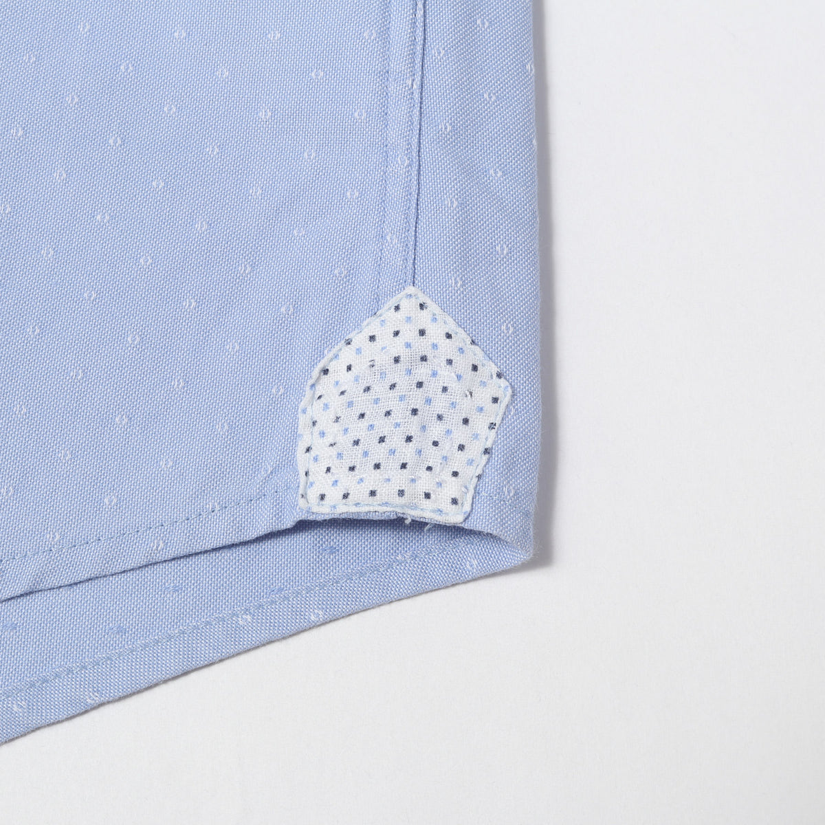 ピンドット刺繍 オックスフォード ボタンダウンシャツ(V+V B.D. BASIC L/S IT / イタリア製)