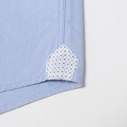 ピンドット刺繍 オックスフォード ボタンダウンシャツ(V+V B.D. BASIC L/S IT / イタリア製)