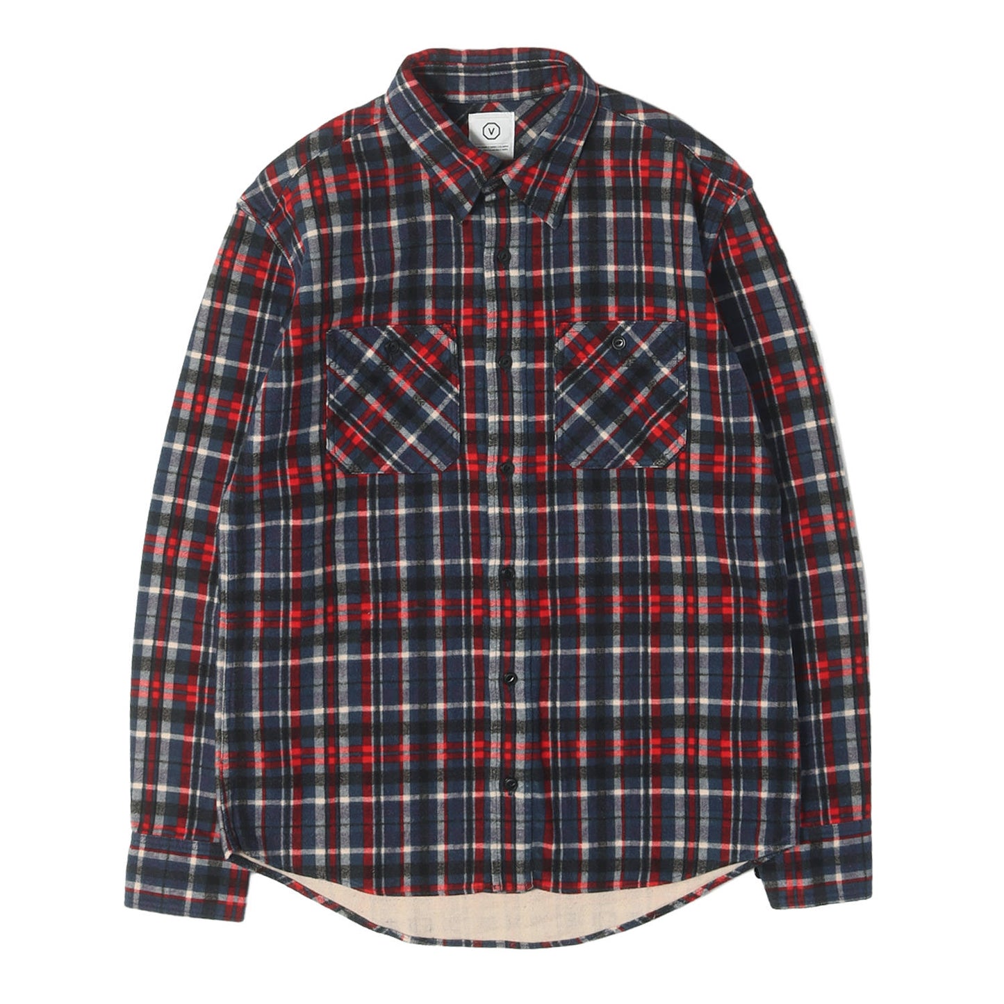 00s ブラックエルク プリントチェック フランネルシャツ(BLACK ELK FLANNEL)