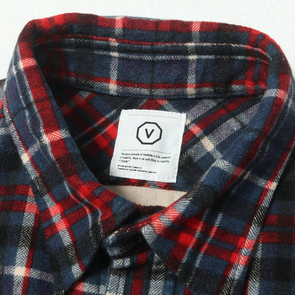 00s ブラックエルク プリントチェック フランネルシャツ(BLACK ELK FLANNEL)