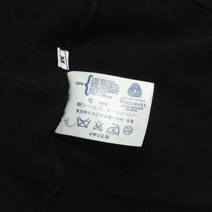 ×JOHN SMEDLEY ワンポイント刺繍 Vネック ハイゲージ ウールニット
