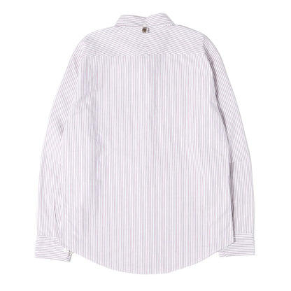 00s ストライプ オックスフォード ボタンダウンシャツ(BECHER STRIPE B.D. SHIRT L/S)