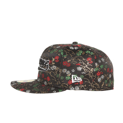 26SS ×NEW ERA フローラル ジャガード柄 ベースボールキャップ(Floral Jacquard New Era)