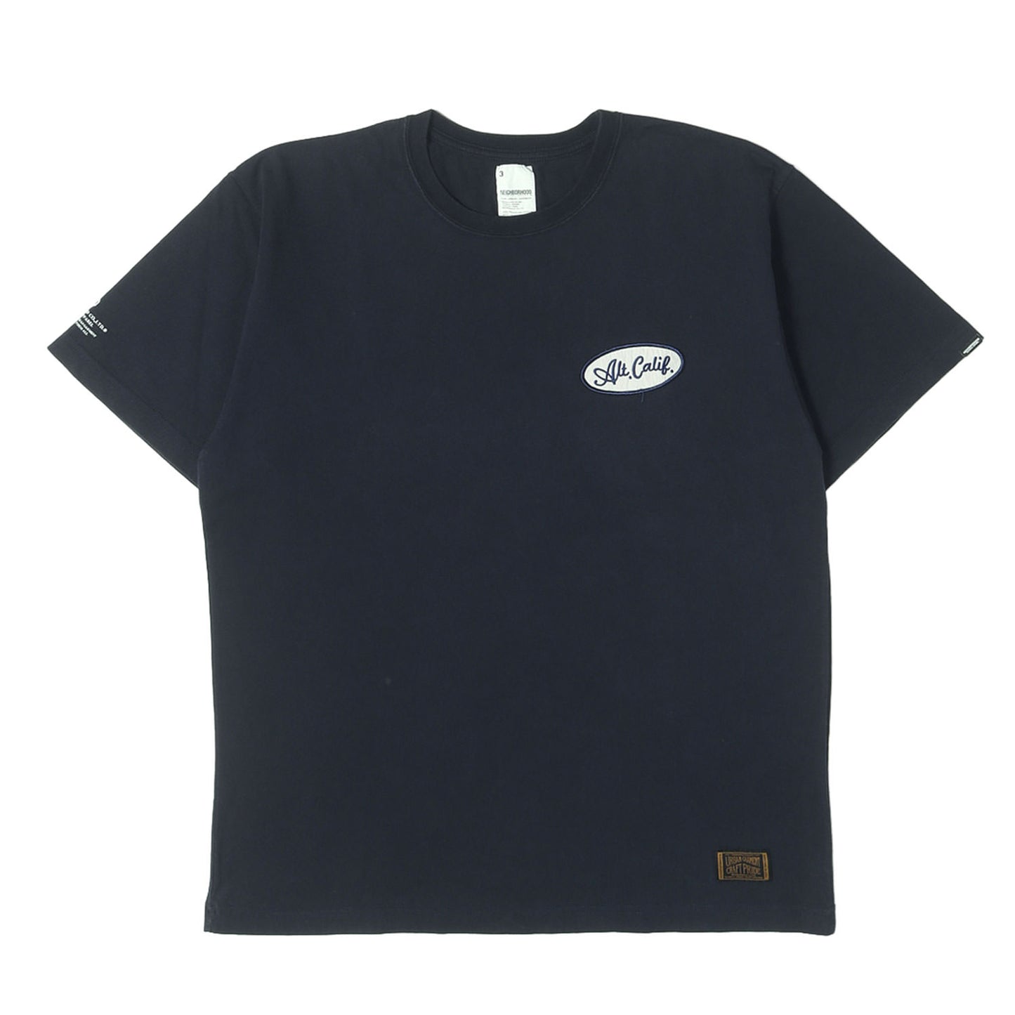 00s パッチ付き クルーネック Tシャツ