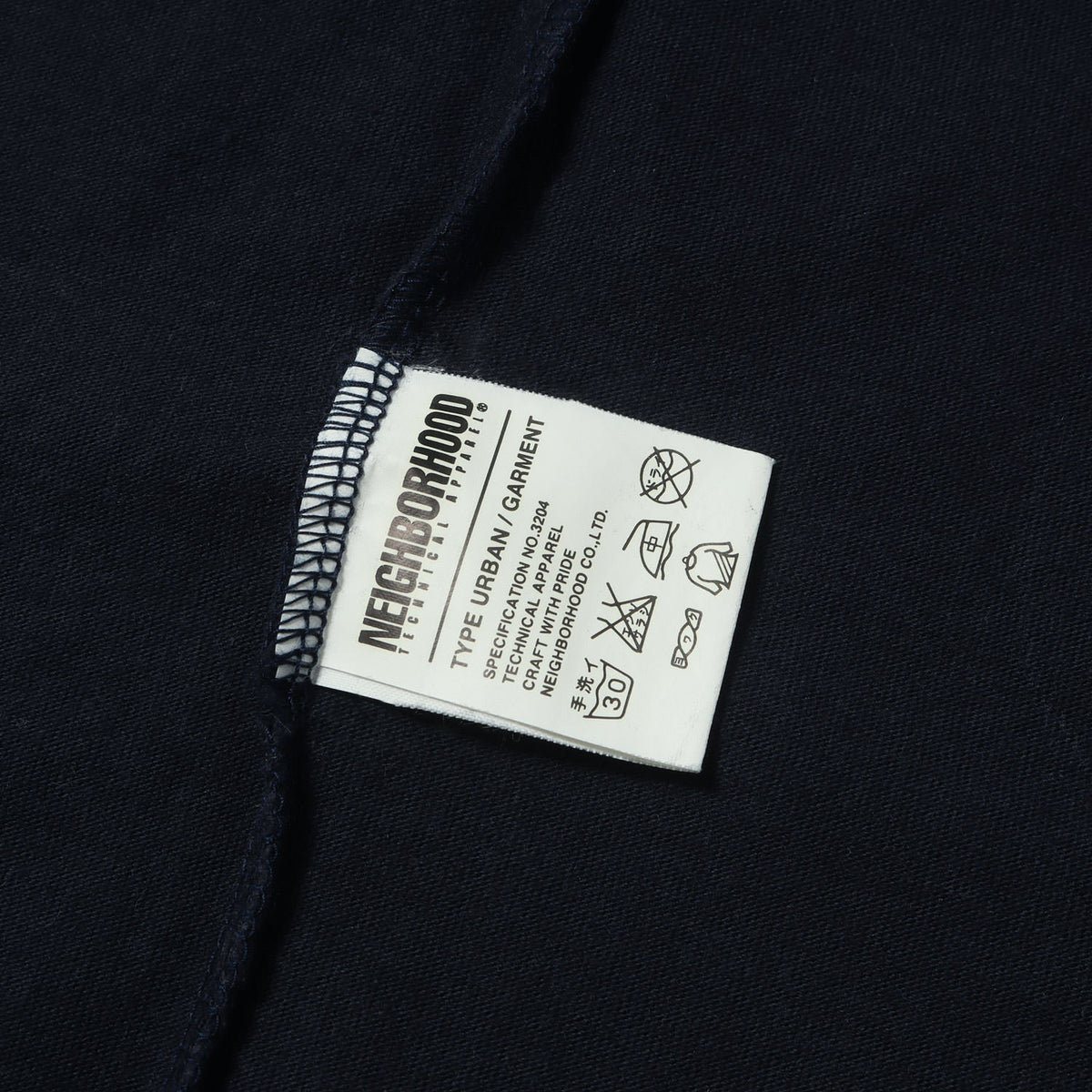 00s パッチ付き クルーネック Tシャツ