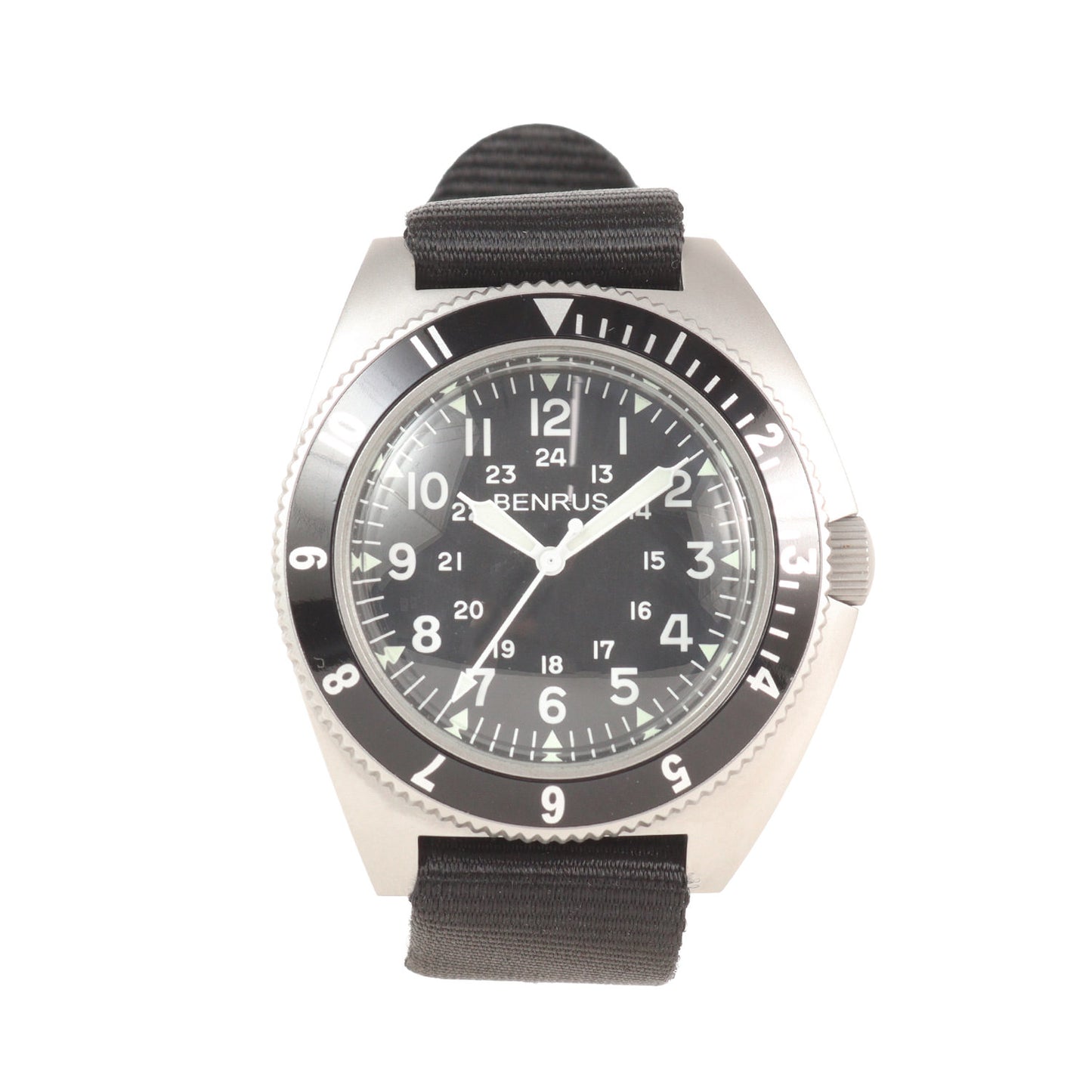 1970年代復刻 米軍 特殊部隊モデル ミリタリーウォッチ / 腕時計(TYPE2-SL SILVER COMBAT BLACK)