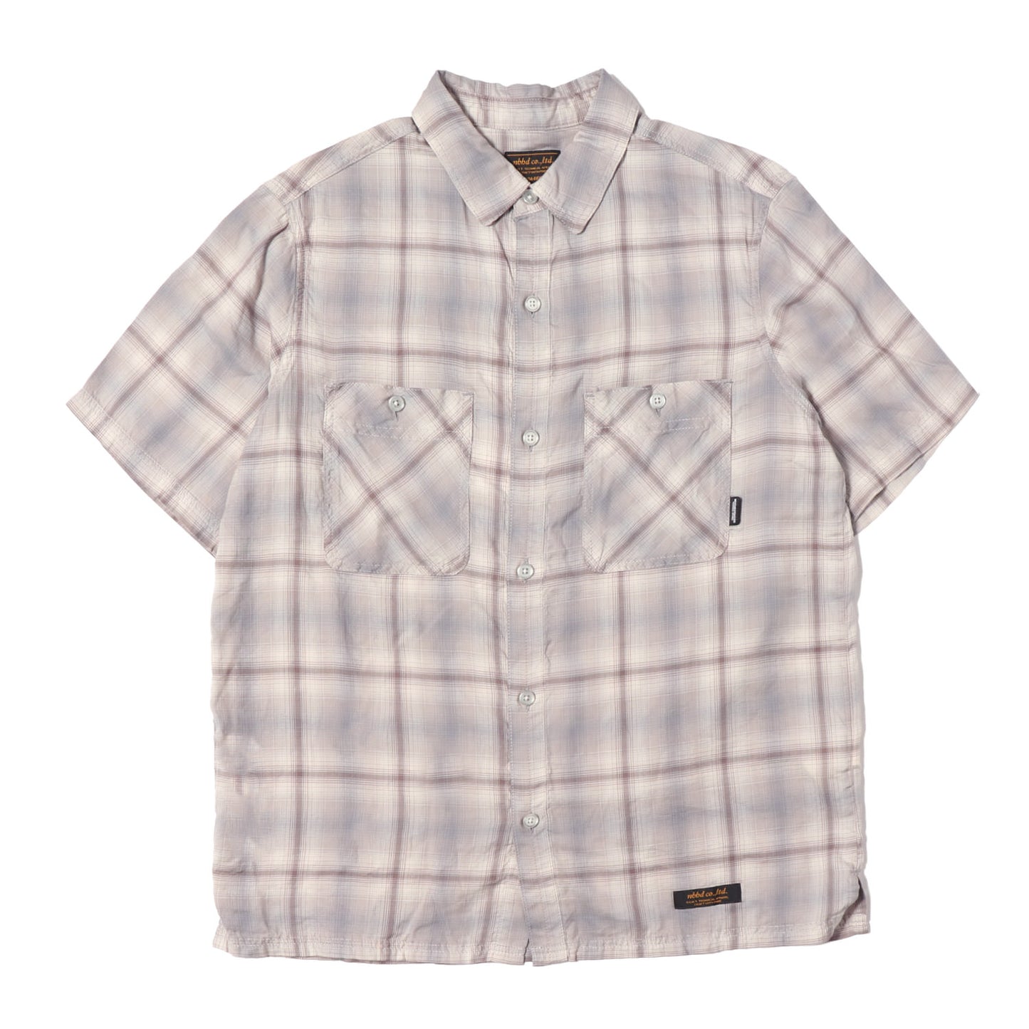 オンブレチェック ワーク 半袖シャツ(B&C.SP / CRT-SHIRT)