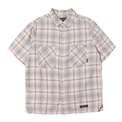 オンブレチェック ワーク 半袖シャツ(B&C.SP / CRT-SHIRT)