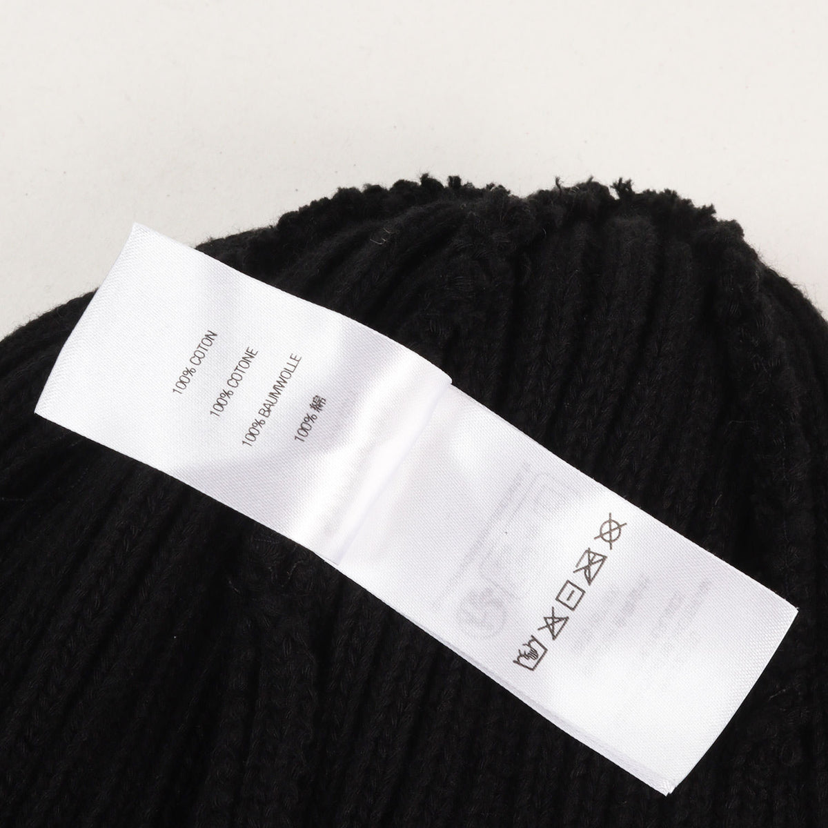24SS オーバーダイ加工 コットンニット ビーニー(Overdyed Beanie)