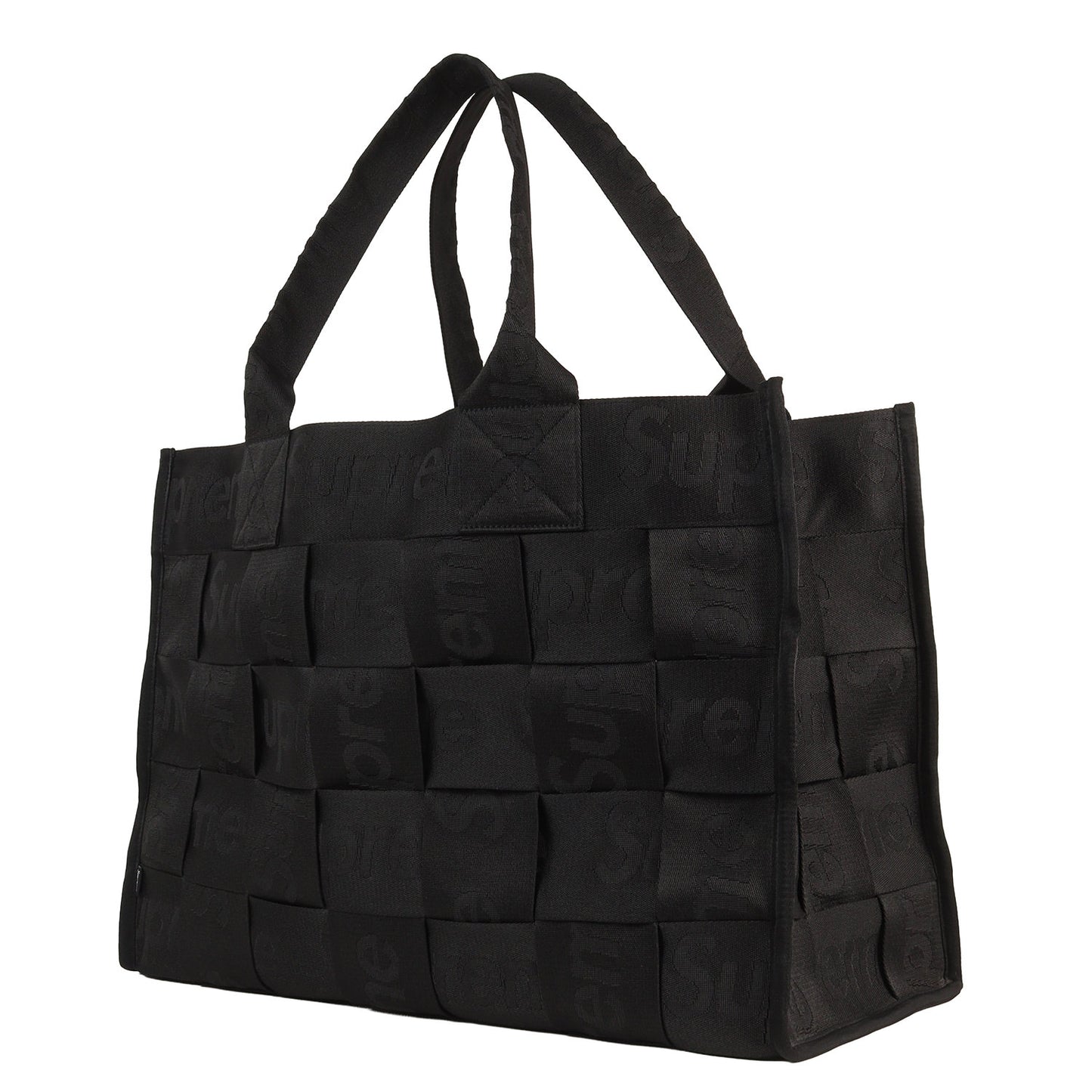 23SS ジャガードロゴ柄 ウーブン ラージ トートバッグ(Woven Large Tote Bag)